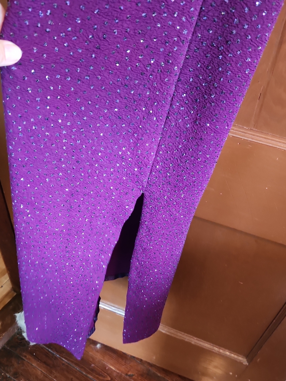 Pretty Sparkly Purple Dress - Picture 3 of 3